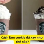 Cách làm cookie đá xay như thế nào?