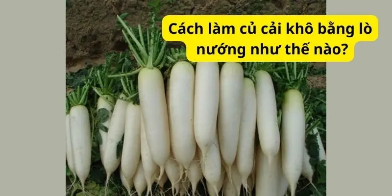 Cách làm củ cải khô bằng lò nướng như thế nào?